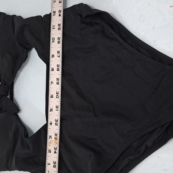 Relleciga small one piece with cutouts. Black. NWT. - Picture 7 of 7